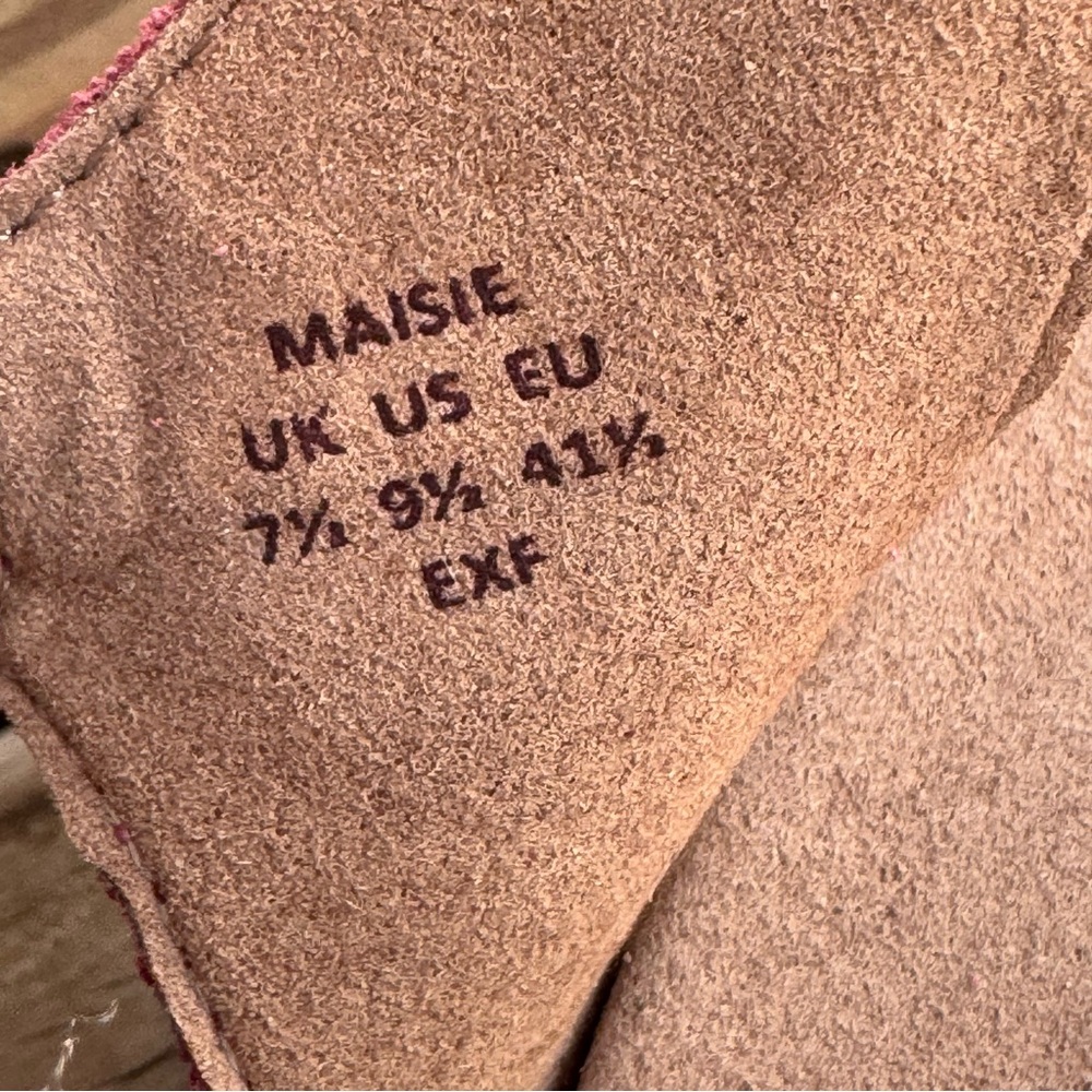 Hotter Comfort Concept Maisie Sandals | Pink & tan Leather | Size 9.5 EXF | New - Picture 5 of 7